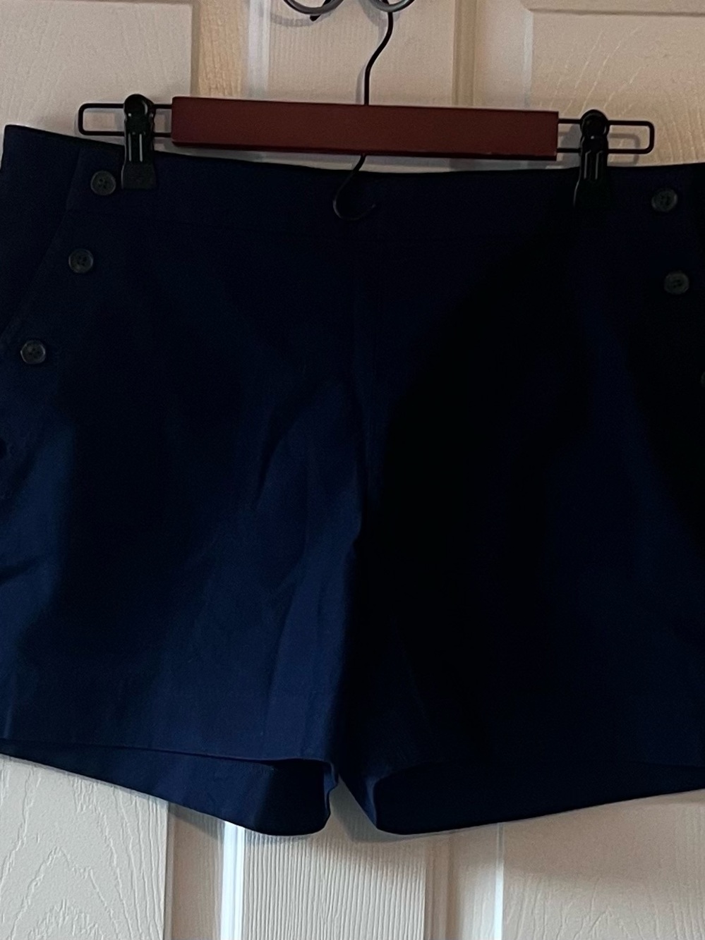 Banana Republic Navy High-Waist Shorts